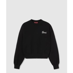 자수 코튼 저지 스웨트셔츠