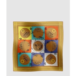 Jeu des Omnibus et Dames Blanches au Tampon 스카프 140