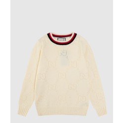 천공 GG 코튼 스웨터