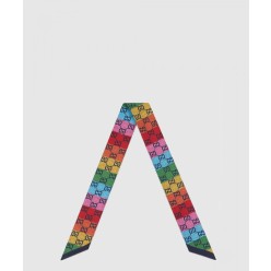 플로라 프린트 실크 넥 보우 662780