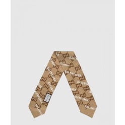 플로라 프린트 실크 넥 보우 676777