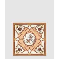 플로라 프린트 실크 스카 766327