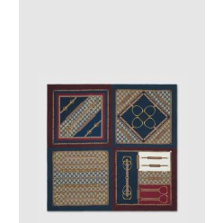 헤리티지 프린트 실크 스카프 786222