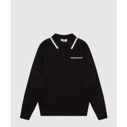 프린트 니트 톱