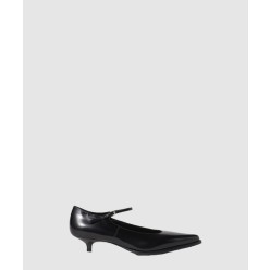 브러쉬드 가죽 펌프스 5I317E