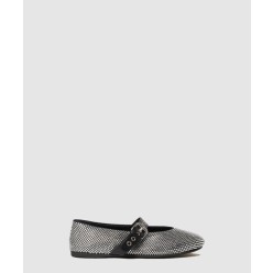 송아지 가죽 발레리나 플랫 5F209E