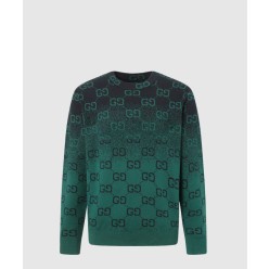 프린트 니트 톱