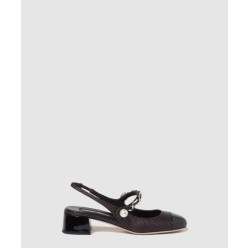 페이턴트 슬링백 펌프스 5I045E