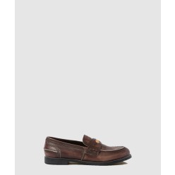 빈티지 효과 가죽 페니 로퍼 5D773D