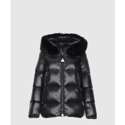 후드 쇼트 다운 재킷