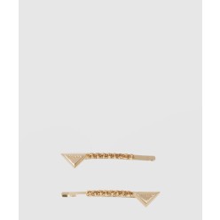 장식이 있는 브라스 헤어 클립 1IF098