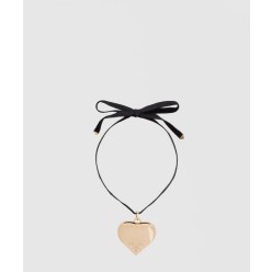 라운드 골드 대형 펜던트 장식 초커 1JCA29