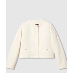 울 부클레 재킷