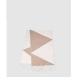 기하 양모 스카프