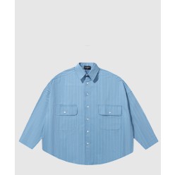 로고 프린트 셔츠 톱