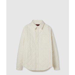 GG 슈프림 패턴 퀼트 패딩 오버 셔츠