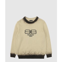 프린트 니트 톱