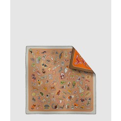 Caracteristick 더블 페이스 스카프 90