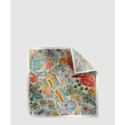 Splash Park 더블 페이스 스카프 90