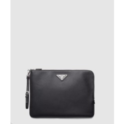 라지 사피아노 가죽 파우치 2NH023