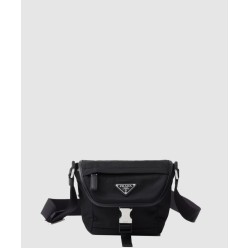 리나일론 및 사피아노 가죽 숄더백 2VD070