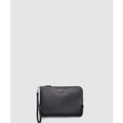 스몰 사피아노 가죽 파우치 2NH024