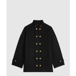 에그 코트 더블 페이스 울