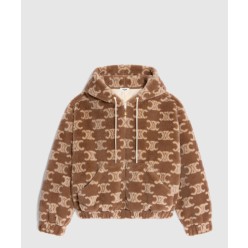 후드 재킷 트리옹프 울 퍼