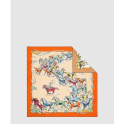 Les Mustangs II double face 스카프 90