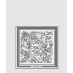 Toile de Jouy Sauvage 90 스퀘어 스카프 15JOU