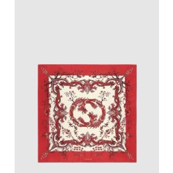 상룡 프린트 실크 스카프 774314