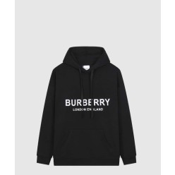 로고 프린트 코튼 후디