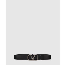 브이로고 시그니처 유광 송아지 가죽