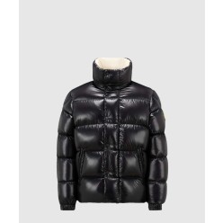 로고 쇼트 패딩