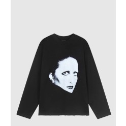 로고 프린트 면 톱