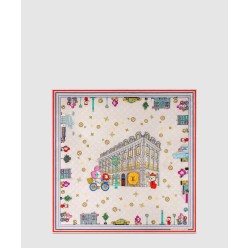 모노그램 플라워 스퀘어 90 M77905