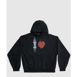 로고 프린트 코튼 후디