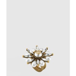 인터로킹 G 플라워 링 반지 702719