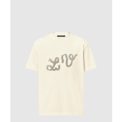 엠벨리시드 쇼트 슬리브드 코튼 크루넥