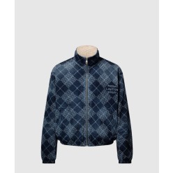 데님 플리스 블루종