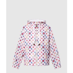 모노그램 후드 파카