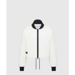 크롭 봄버 재킷