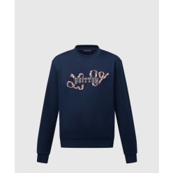 엠브로이더드 코튼 크루넥