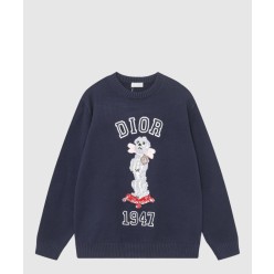 캐시미어 자카드 스웨터