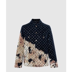 모노그램 자카드 데님 재킷