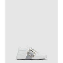 비브 스케이트 글리터 스트라스 버클 스니커즈 5423