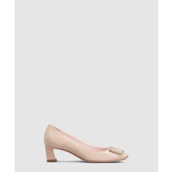 트럼펫 메탈 버클 펌프스 4481