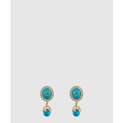 인터로킹 G 펄 귀걸이 753944