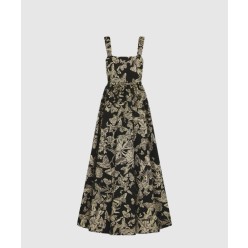 벨트 롱 드레스