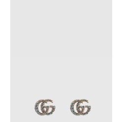 크리스털 더블 G  귀걸이 753886 